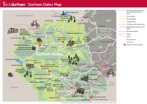 Durham Dales Map