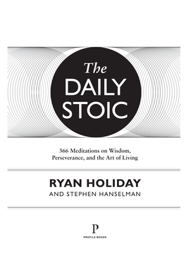 Ryan Holiday and Stephen Hanselman