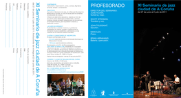 XI Seminario De Jazz Ciudad De a Coruña