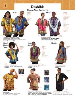 Dashikis Choose Your Perfect Fit