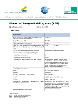 Einjahresbericht Umsetzungsphase