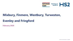 Mixbury, Finmere, Westbury, Turweston, Evenley and Fringford