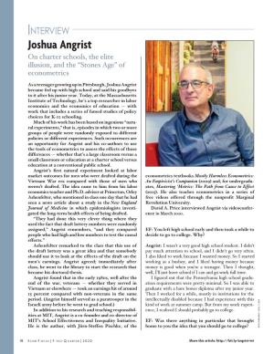 Interview: Joshua Angrist