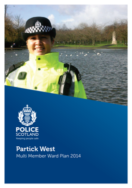 Partick West Multi Member Ward Plan 2014