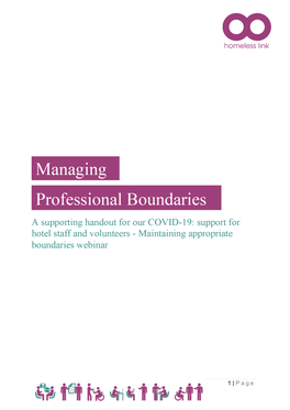Managing Professional Boundaries