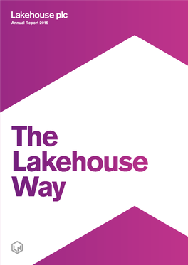 Annual Report 2015 Report Annual Plc Lakehouse