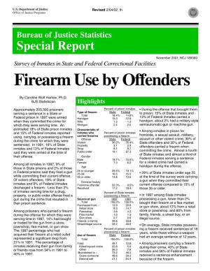 Firearm Use by Offenders