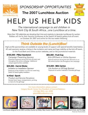 Download Sponsorship Lunch Box Auction Food Bank.Pdf