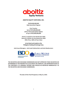 Aboitiz Equity Ventures, Inc