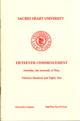 Fifteenth Commencement
