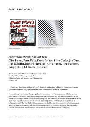 Robert Fraser's Groovy Arts Club Band Clive Barker, Peter Blake