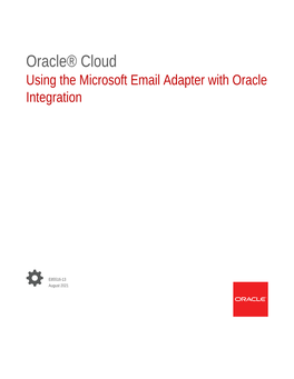 Using the Microsoft Email Adapter with Oracle Integration