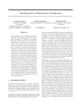 Non-Parametric Calibration for Classification