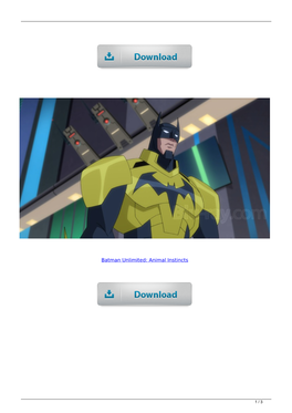 Batman Unlimited Animal Instincts Movie Download Hd