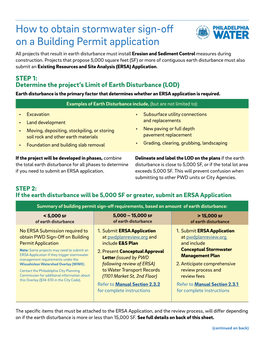 How to Obtain Stormwater Sign-Off on a Building Permit Application