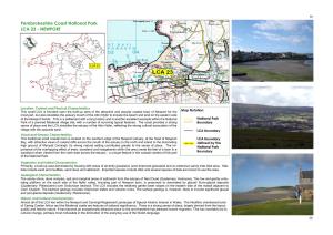 Pembrokeshire Coast National Park LCA 23 - NEWPORT