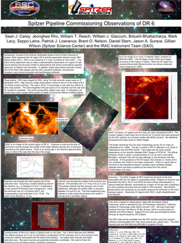 Spitzer Pipeline Commissioning Observations of DR 6