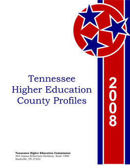 Tennessee Higher Education County Profiles