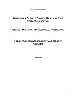 Cambodian Climate Change Resilient Rice Commercialization