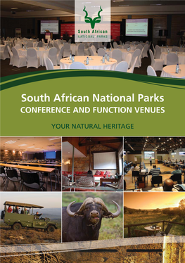 Sanparks Conference and Function Venues