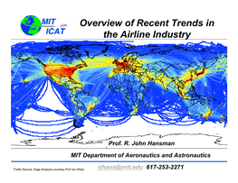 Overview of Recent Trends in the Airline Industry