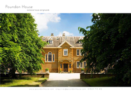 Poundon-House-Wedding-Brochure-2017.Pdf