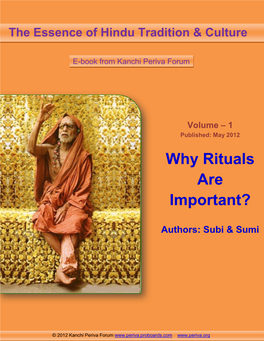 Why Rituals Are Important?