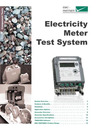 Electricity Meter Test System 1 Full Electricity Meter Test Solution