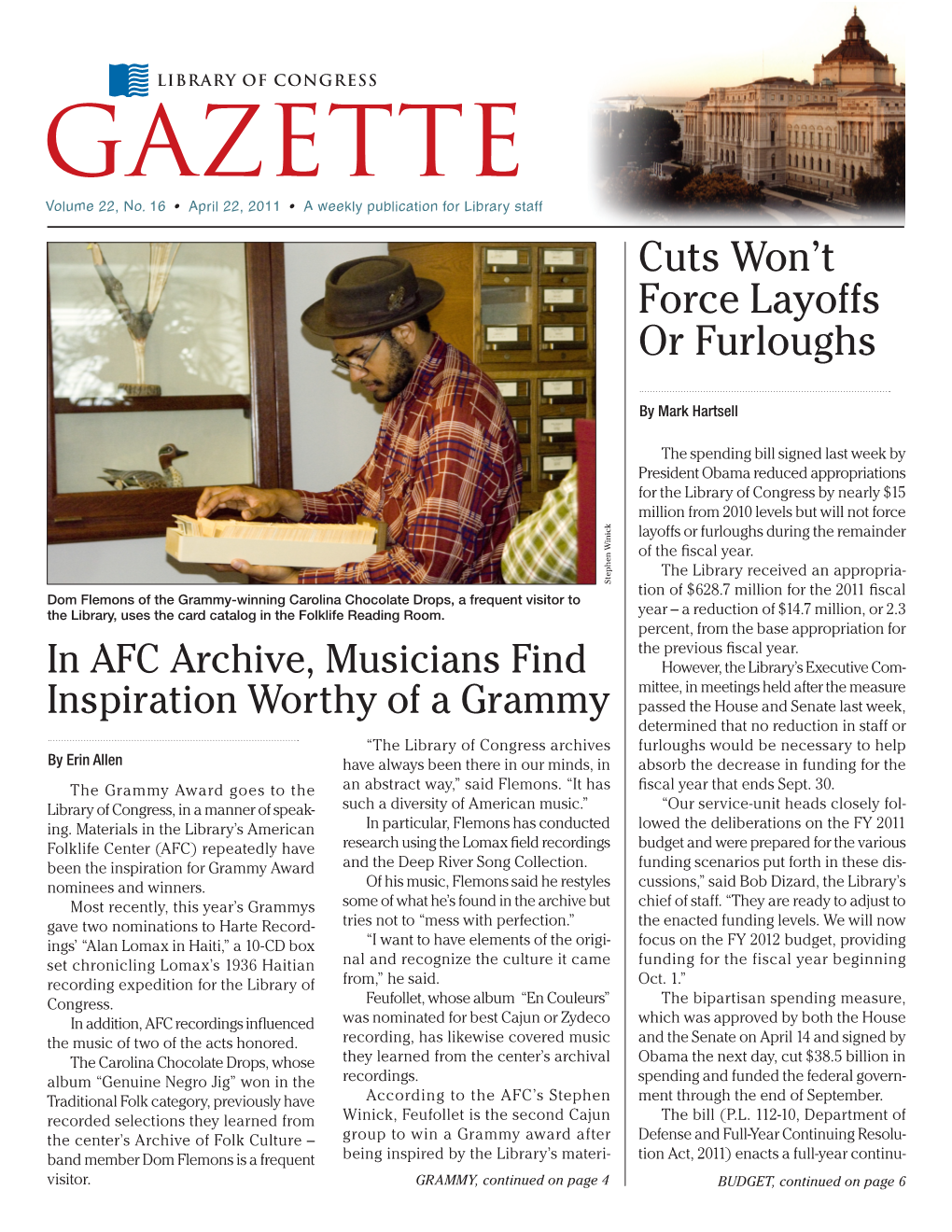 Gazette Volume 22, No