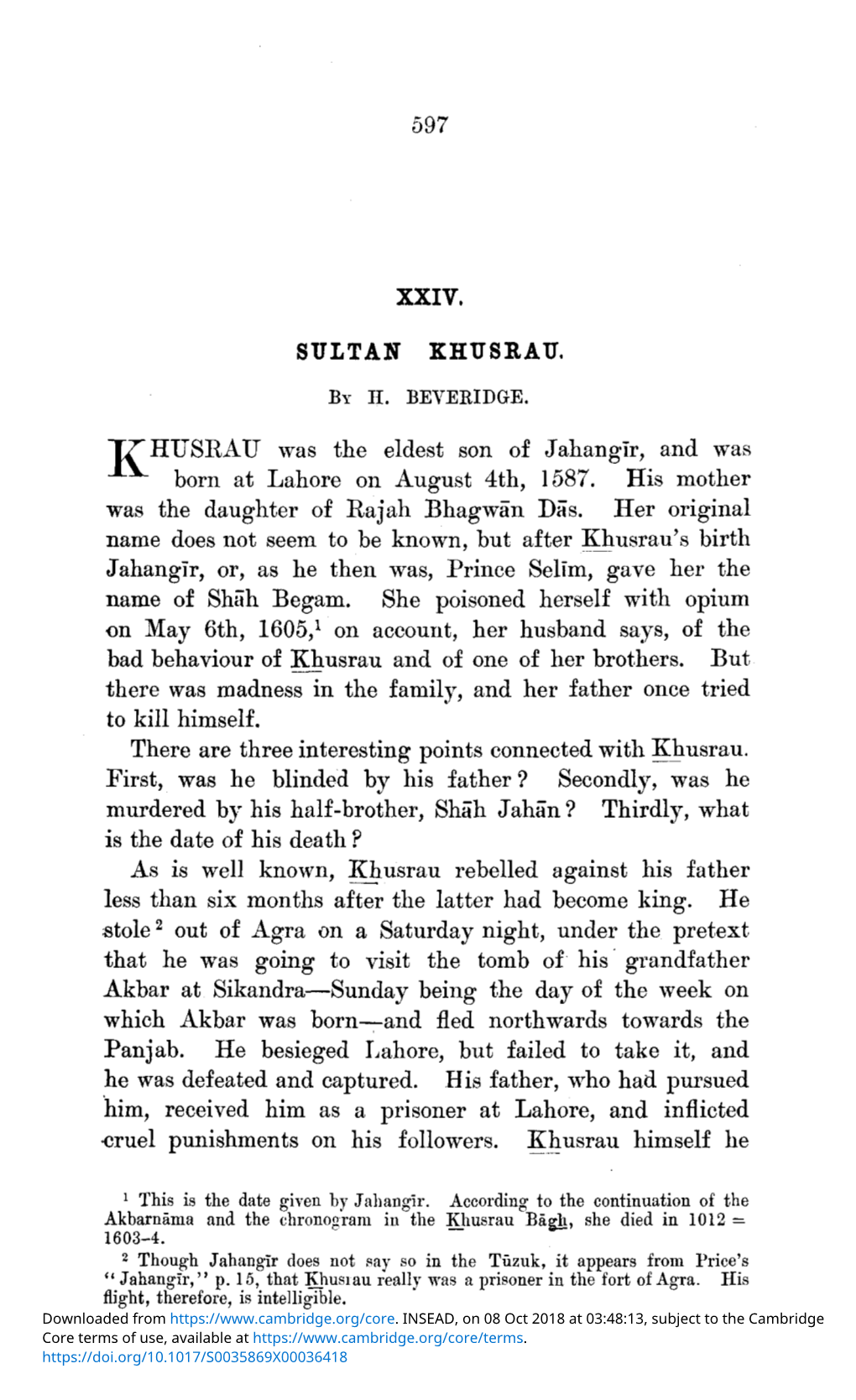 XXIV. Sultan Khusrau