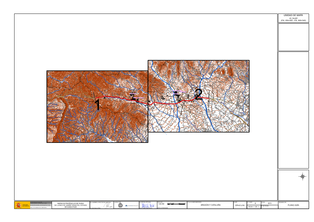 Unidad De Mapa 43 N-420 (P.K