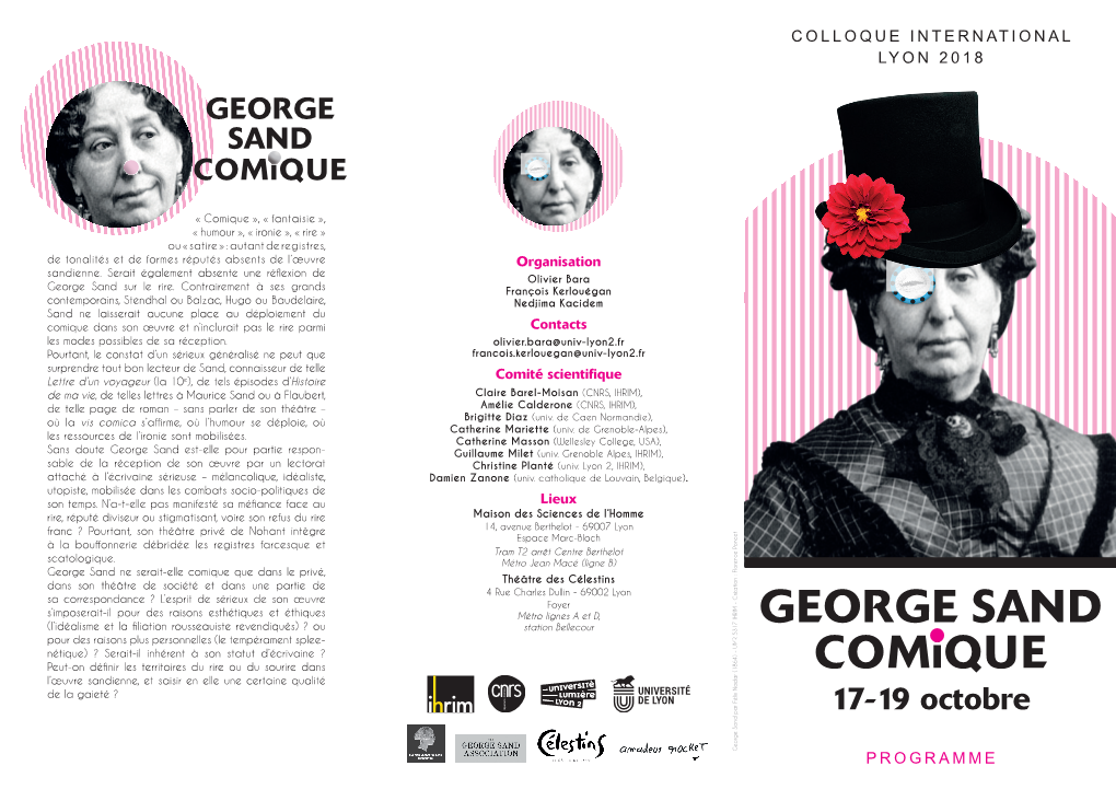 GEORGE SAND Comique