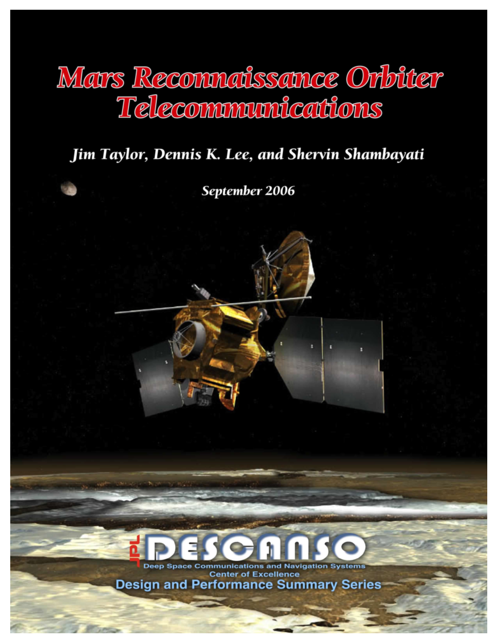 Article 12 Mars Reconnaissance Orbiter Telecommunications
