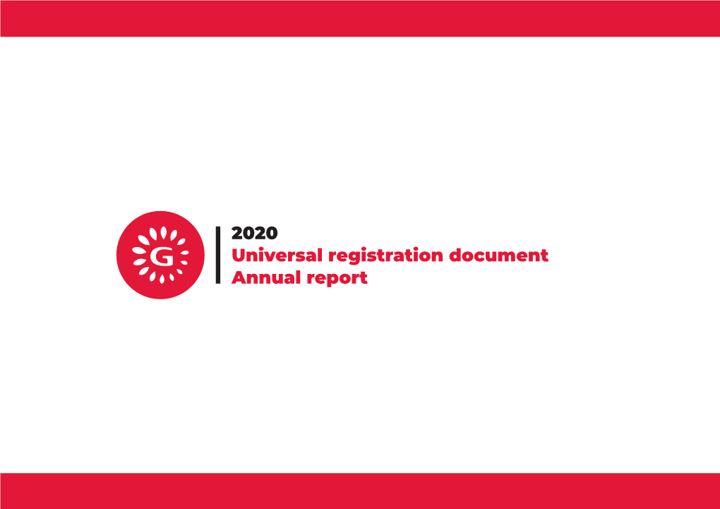 GAUMONT: 2020 Universal Registration Document