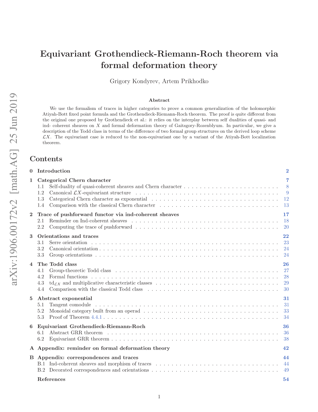 Equivariant Grothendieck-Riemann-Roch, Theorem 6.2.13)