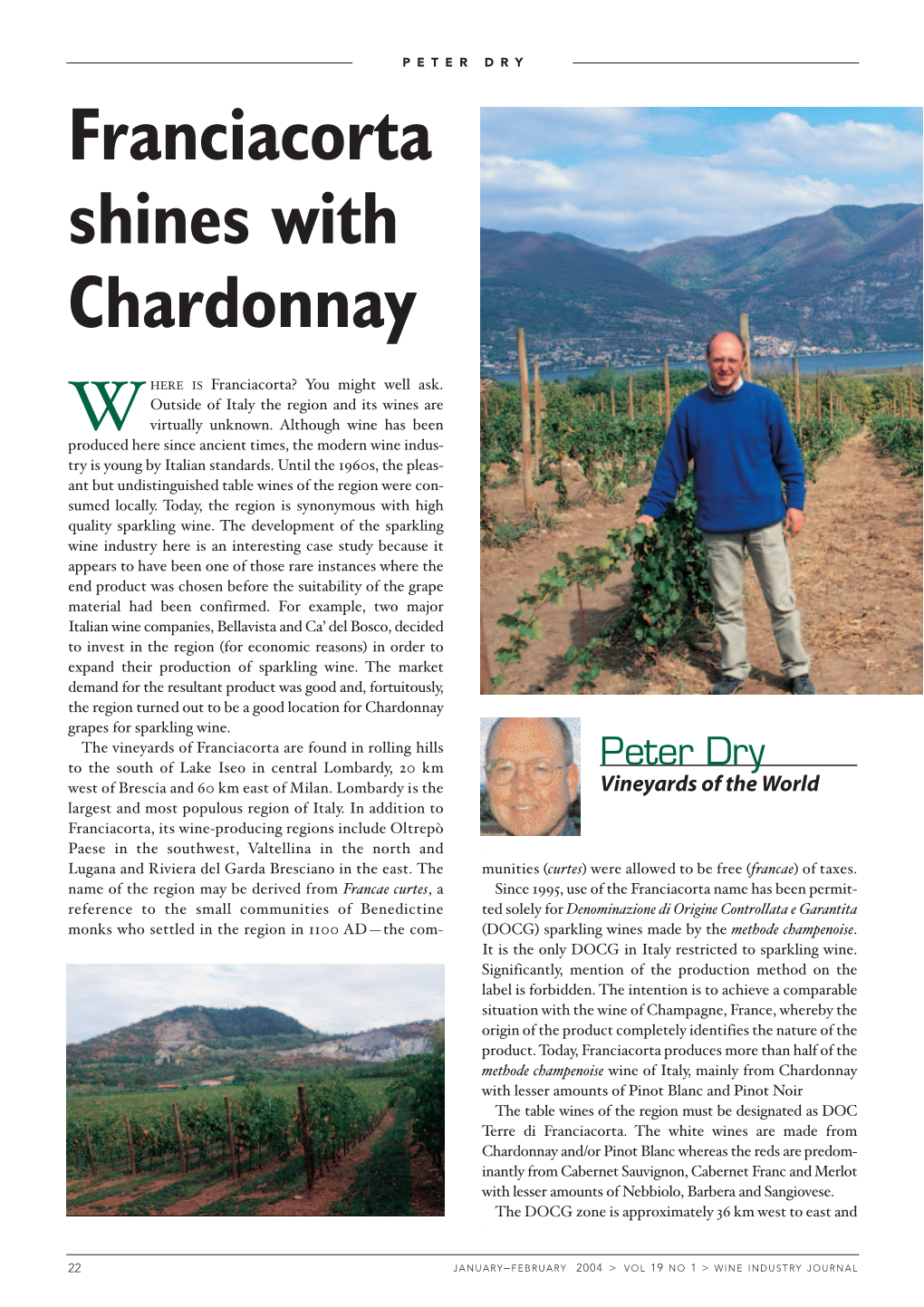 Franciacorta Shines with Chardonnay