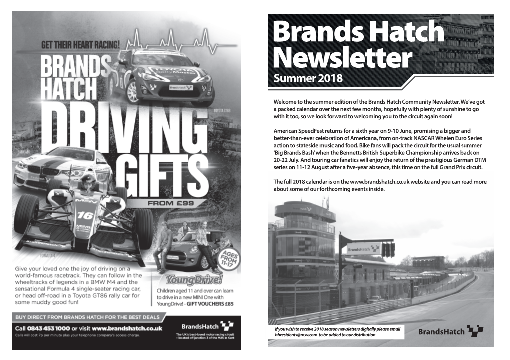 Brands Hatch Newsletter Summer 2018