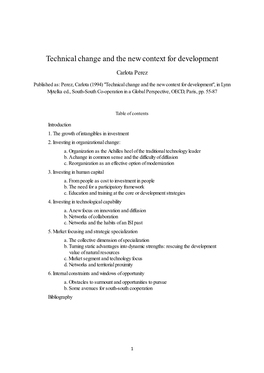 Technical Change and the New Context for Development.Pdf