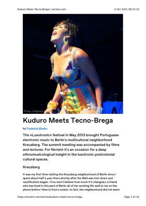 Kuduro Meets Tecno-Brega | Norient.Com 5 Oct 2021 08:15:15