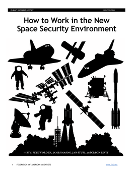 How to Work in the New Space Security Environment