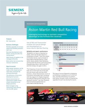 Infinity Red Bull Racing Case Study