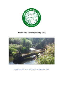 River Culm, Culm Fly Fishing Club
