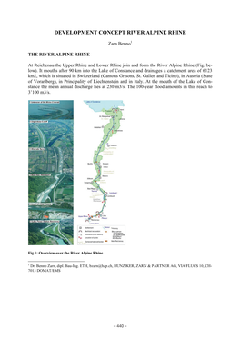 Development Concept River Alpine Rhine