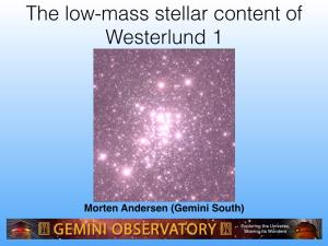The Low-Mass Stellar Content of Westerlund 1