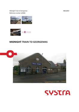 Midnight Train to Georgemas Report Final 08-12-2017