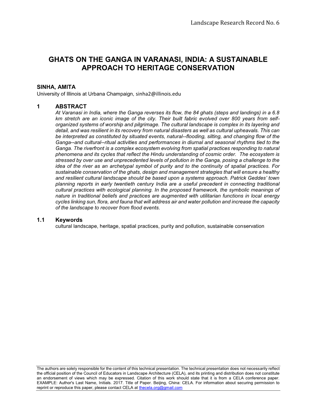 Third International Workshop on Sustainable Land Use Planning 2000