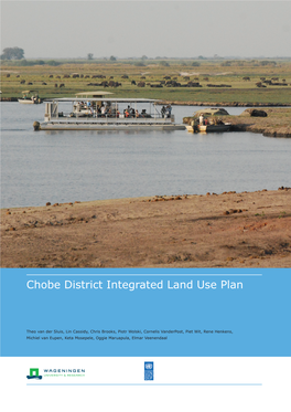 Chobe District Integrated Land Use Plan