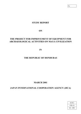 March 2001 Japan International Cooperation