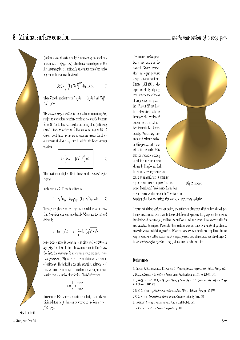 Minimal Surface Equation