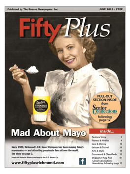 Published by the Beacon Newspapers, Inc. JUNE 2019 • FREE 2 JUNE 2019 — FIFTY PLUS